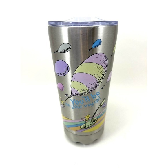 Dr Seuss You'll Be on Your Way Up Stainless Steel Travel Tumbler 20 Oz Mug Go‎ - Picture 1 of 10